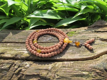 Meditatie Rudraksha mala jade