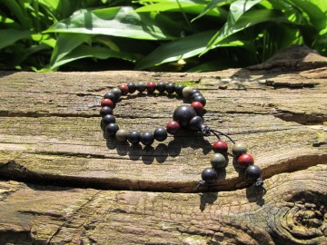 Mala armband mixed sandelwood