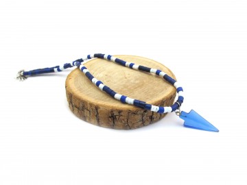 Jongensketting  kobalt arrow