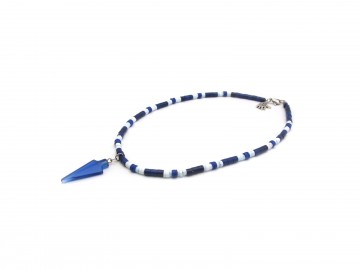 Jongensketting  kobalt arrow