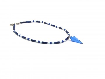Jongensketting  kobalt arrow