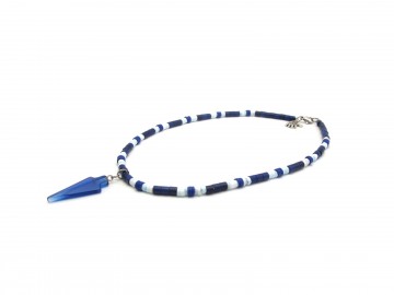 Jongensketting  kobalt arrow