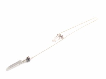 Ketting bergkristal lang