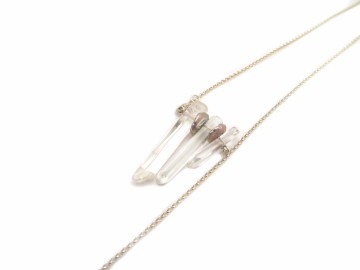 Ketting bergkristal lang