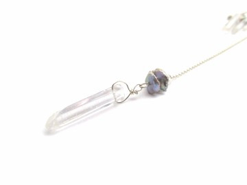 Ketting bergkristal lang