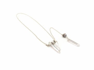 Ketting bergkristal lang