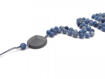 Ketting blauwe quartz