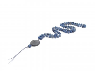 Ketting blauwe quartz