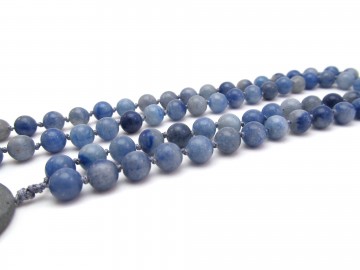 Ketting blauwe quartz