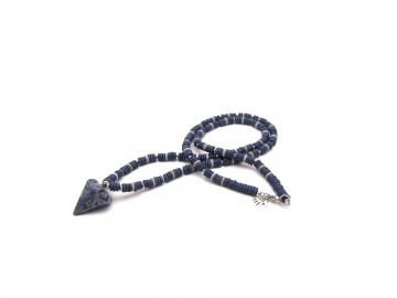 Ketting blue vein quartz