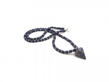 Ketting blue vein quartz