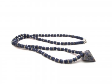 Ketting blue vein quartz
