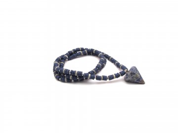 Ketting blue vein quartz