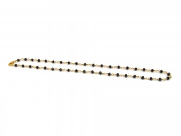 Ketting edelsteen zwarte spinel