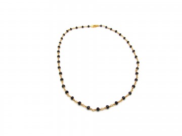 Ketting edelsteen zwarte spinel