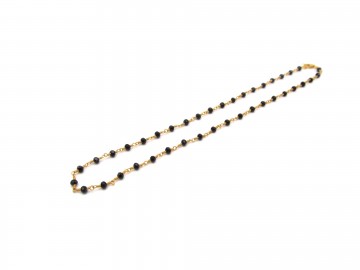 Ketting edelsteen zwarte spinel