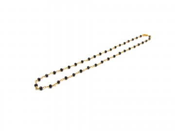 Ketting edelsteen zwarte spinel