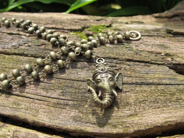 Ketting ganesha brons