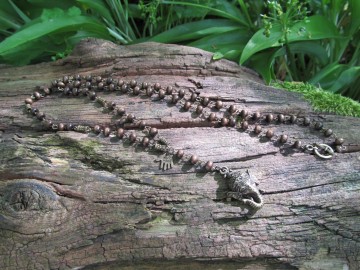 Ketting ganesha brons bosfoto