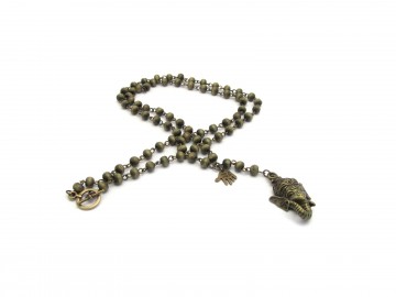 Ketting ganesha brons
