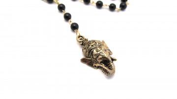 Ketting ganesha onyx