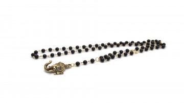 Ketting ganesha onyx