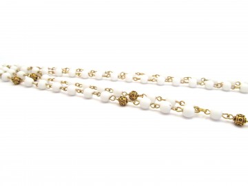 Ketting ganesha witte onyx edelsteen