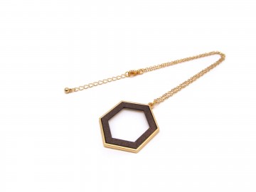 Ketting geometric bruin