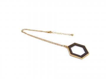 Ketting geometric bruin