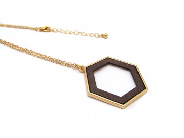 Ketting geometric bruin