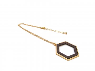 Ketting geometric bruin