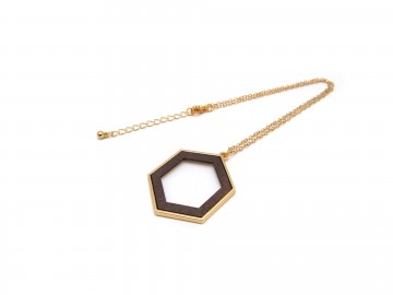 Ketting geometric bruin
