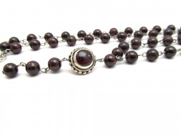 Ketting granaat edelsteen