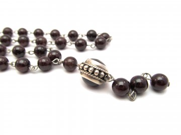 Ketting granaat edelsteen