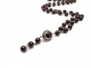 Ketting granaat edelsteen