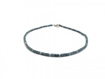 Ketting greenstone Edelsteen