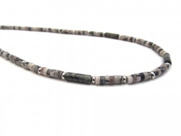 Ketting greystone Edelsteen
