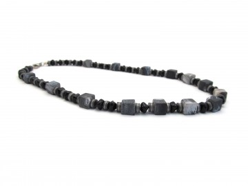 Ketting grijze agaat