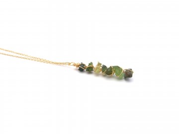 Ketting groene tourmalijn edelsteen7
