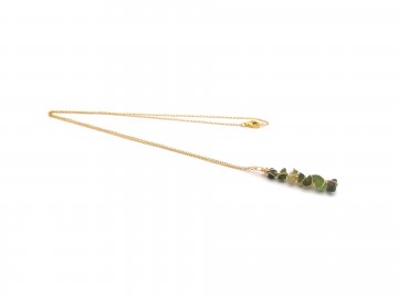 Ketting groene tourmalijn edelsteen9