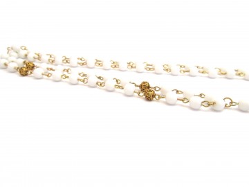 Ketting hamsa witte onyx edelsteen5