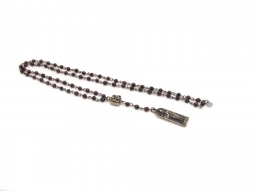 Ketting lakshmi  granaat