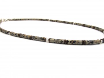 Ketting leopard stone