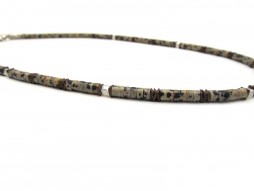 Ketting leopard stone