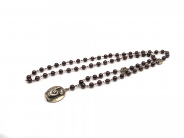 Ketting lotus granaat