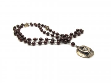 Ketting lotus granaat