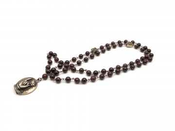 Ketting lotus granaat