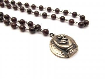 Ketting lotus granaat