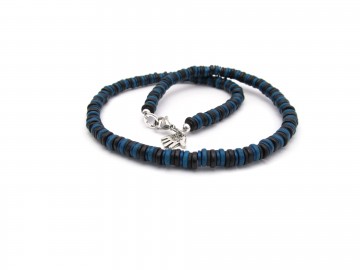 Ketting metallic blue