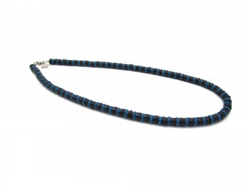 Ketting metallic blue